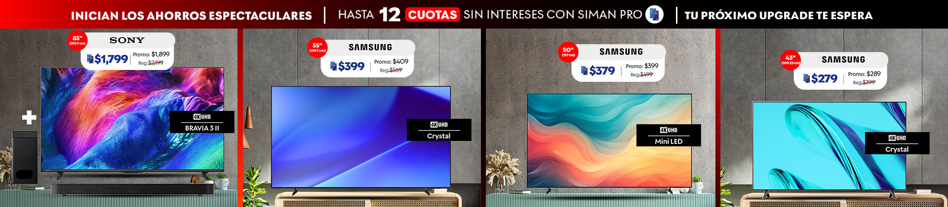 Hasta 12 meses con siman pro