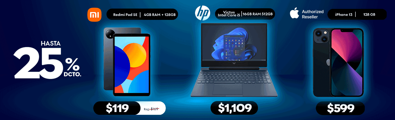 Celulares y laptops