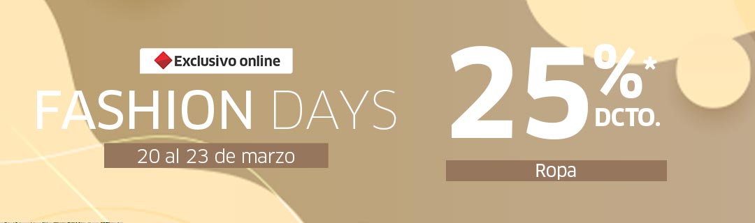 25% OFF ROPA