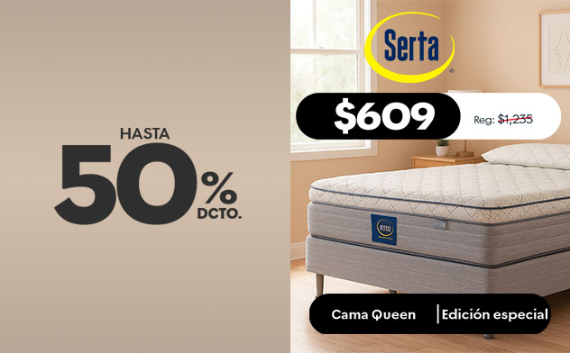 Hasta 50% de descuento