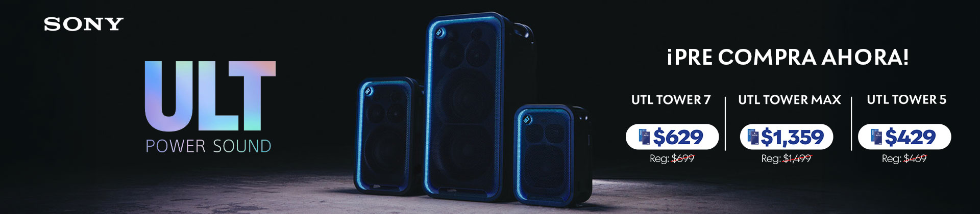 Nuevas bocinas Sony 
