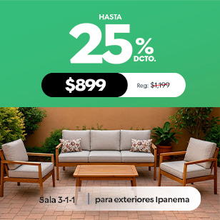 Hasta 25% de descuento