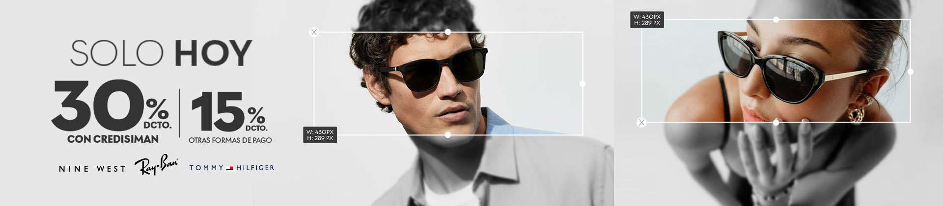 30% dedescuento en lentes de sol con credisiman