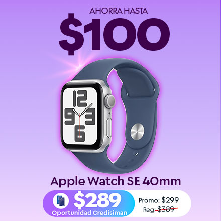 Ahorra hasta $100 dolares