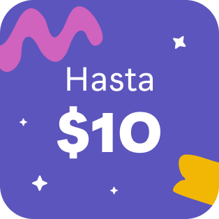 hasta $10