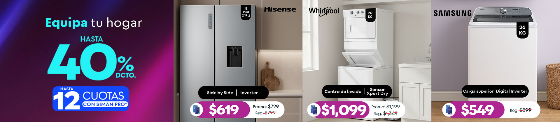 Hasta 12 meses con Credisiman