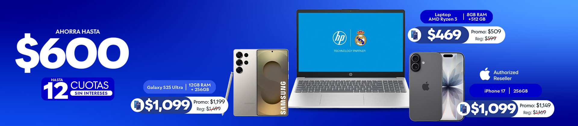 Ahora Hasta $600 en celulares y cómputo