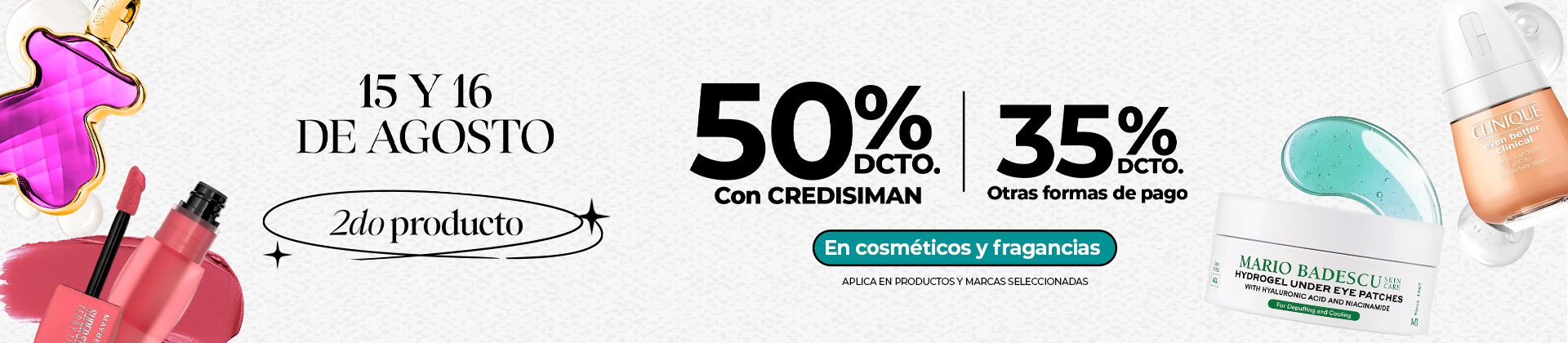 Cosméticos y fragancias