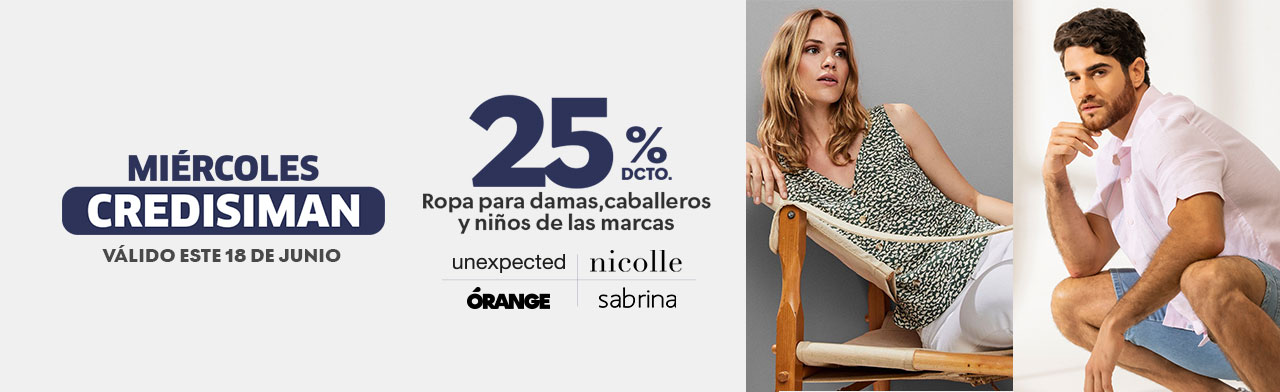 25% de descuento con credisiman