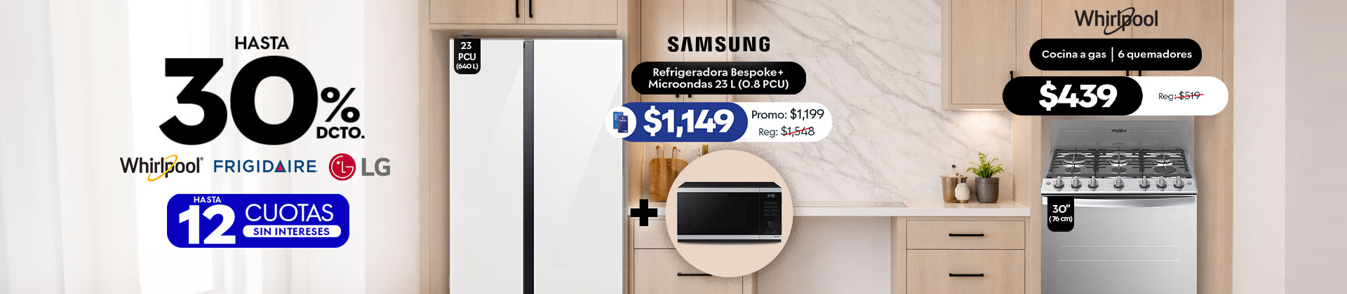 Las mejores marcas y descuentos en línea blanca