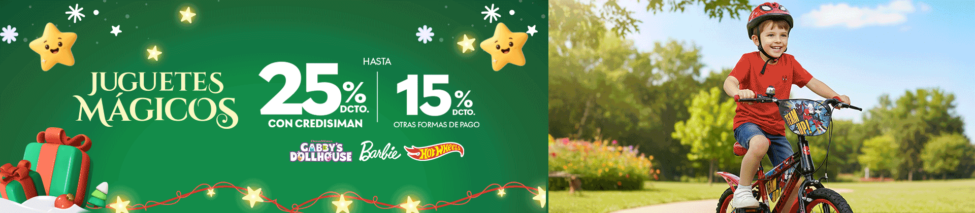 25% de descuento