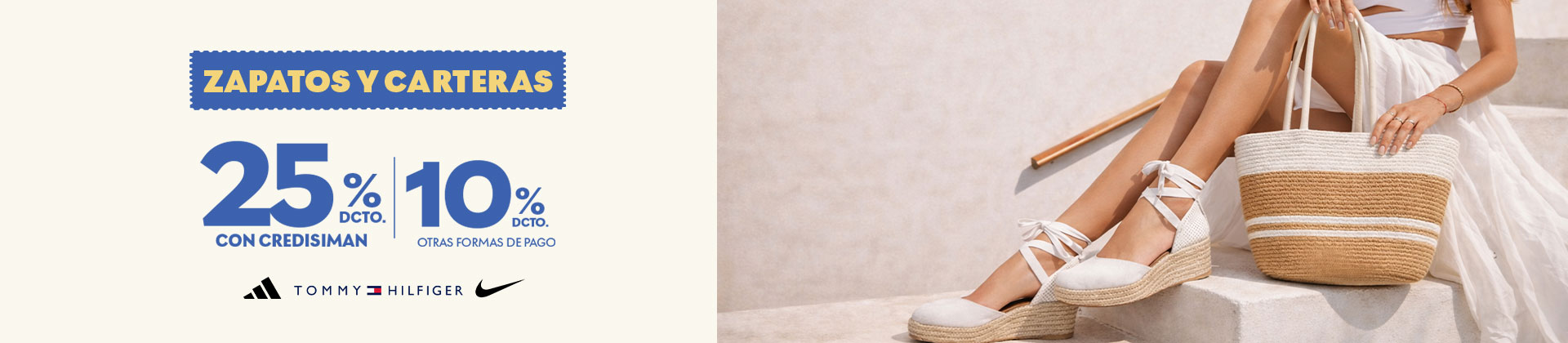 25% de descuento e zapatos