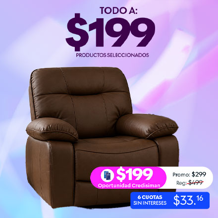 Muebles y reclinables