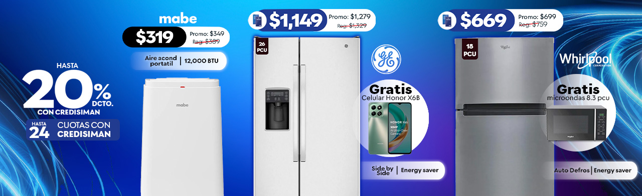 Hasta el 20% de descuento con Credisiman