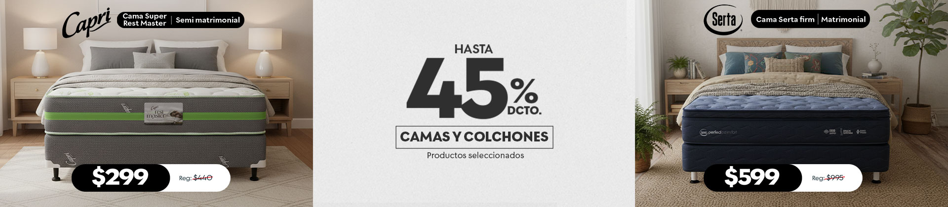 45% de descuento