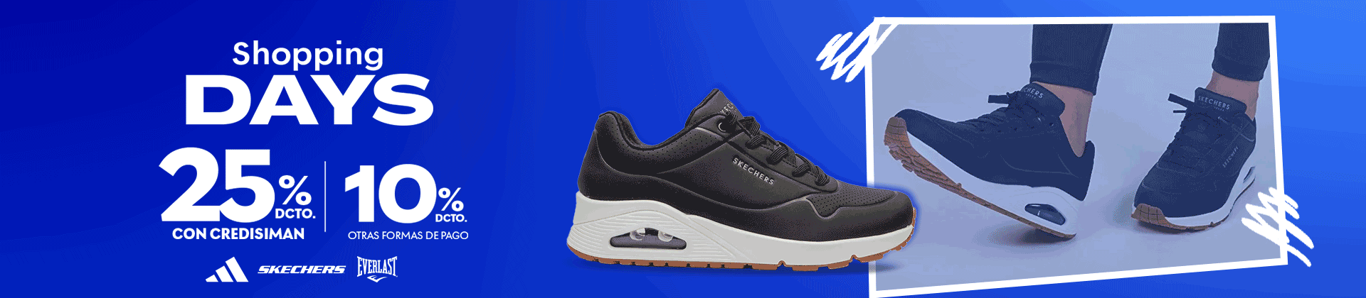 25% de desuento en zapatos